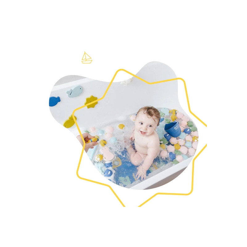 Jouets de bain Rigolos Splash (x8 NEW MODEL) Badabulle