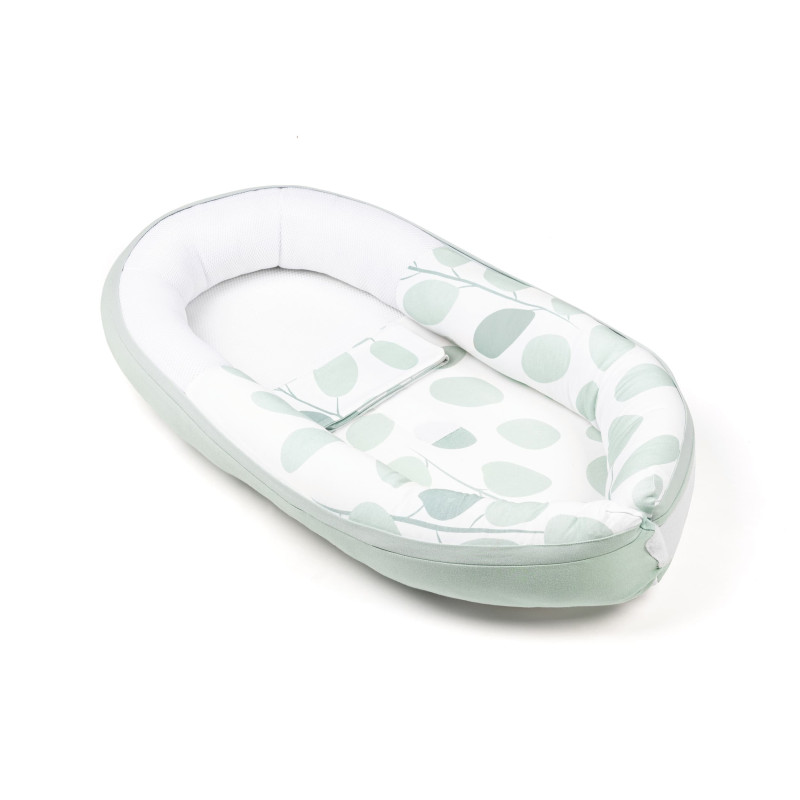Cocoon réducteur de lit Leaves Aqua Green
