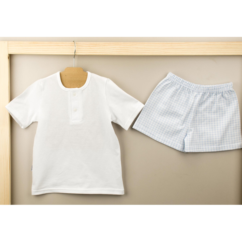 Pyjama VICHY Bleu 6 ans
