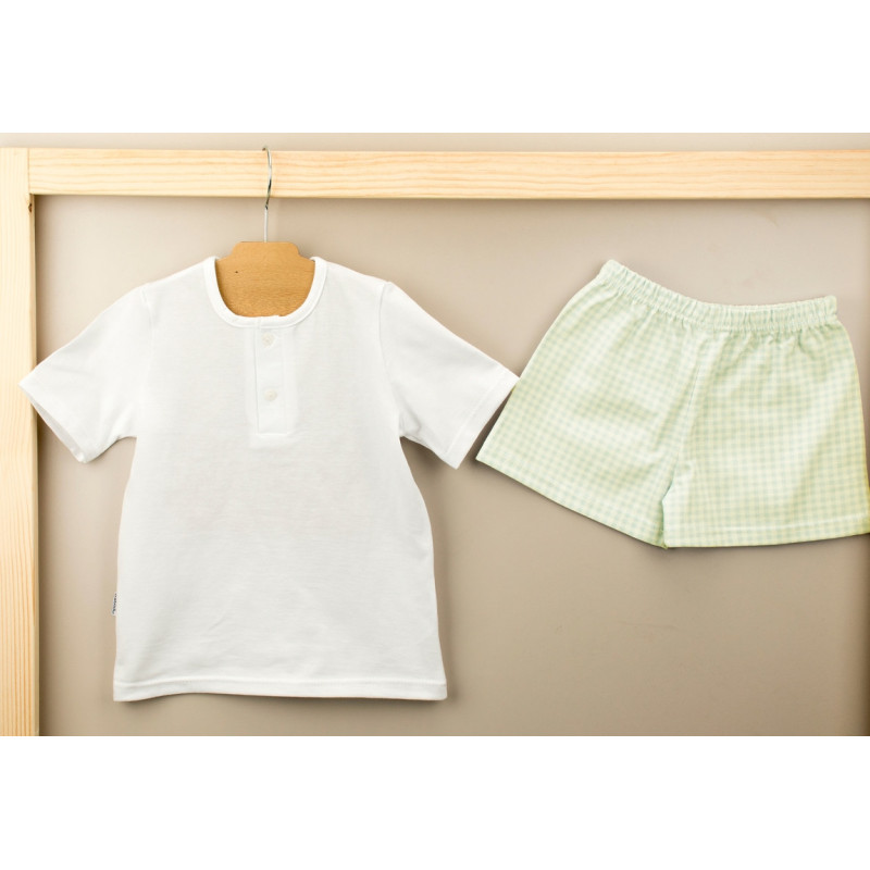 Pyjama VICHY Jaune 6 ans