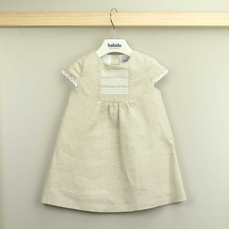 Robe en lin Estella Babidu 2 ans