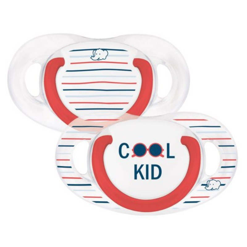 Sucette Natural Physiologique Silicone Cool Kid 18-36m