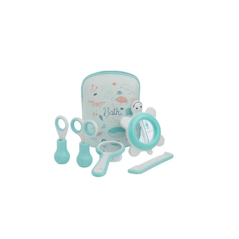 Trousse de toilette essentiel et soins bébé Bleu