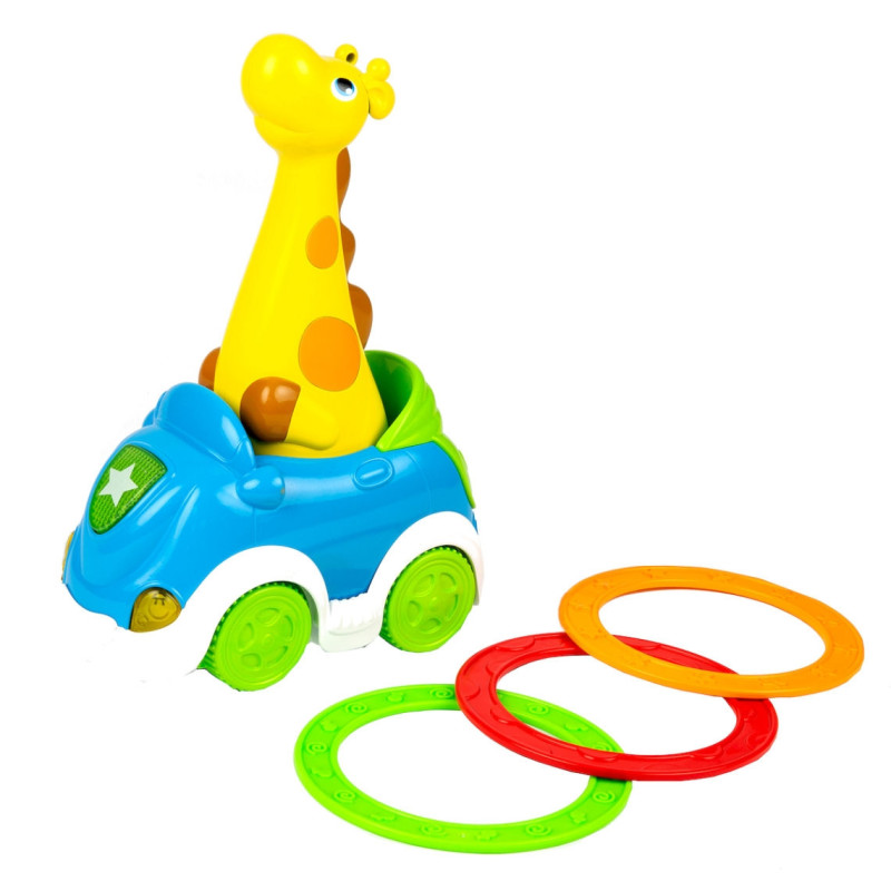 Jouet d'éveil Catch Me Ring Toss Giraffe